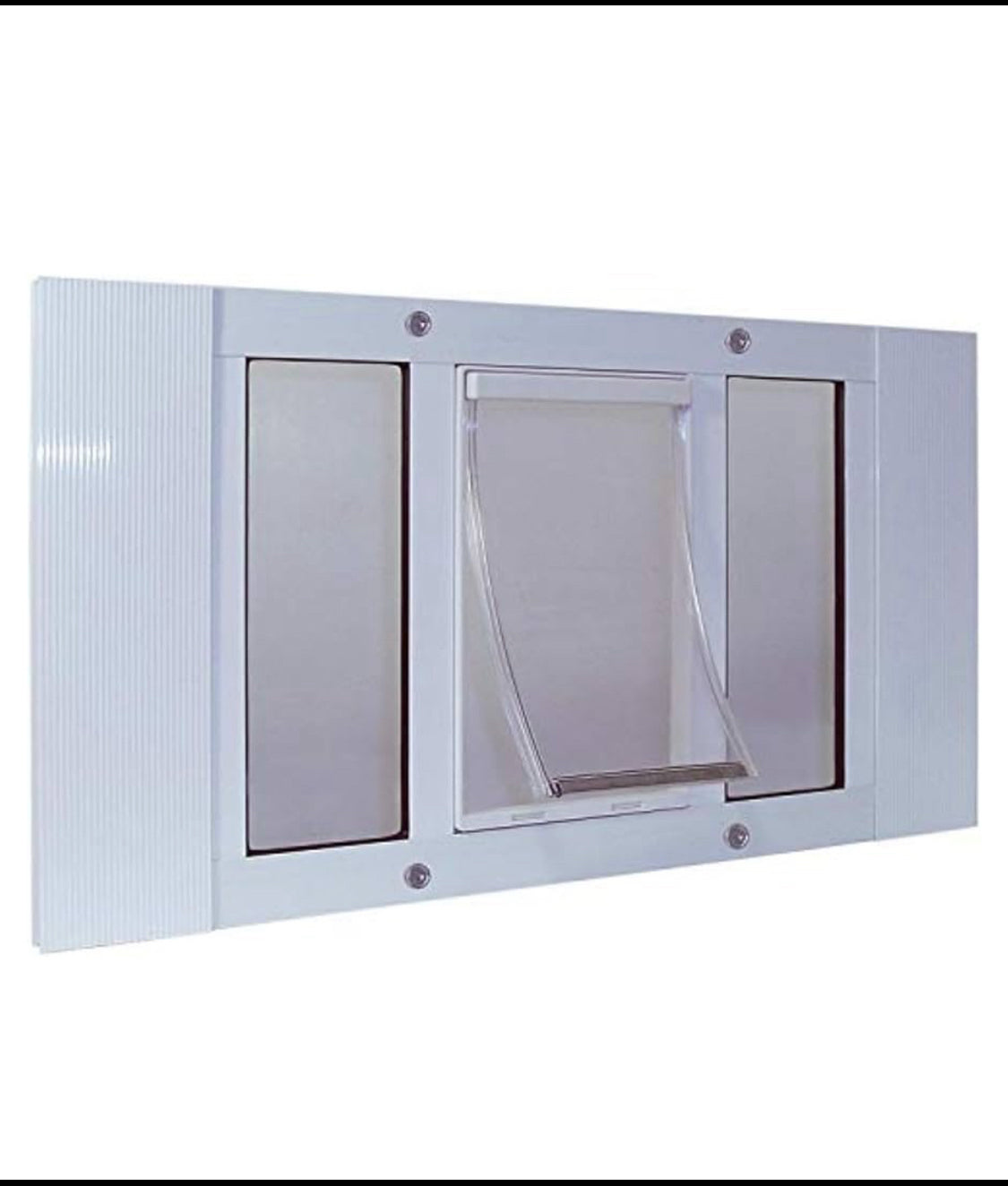 New Other Ideal Pet Aluminum Sash Adjustable Window Pet Door W/ 10-1/2”x15” Flap