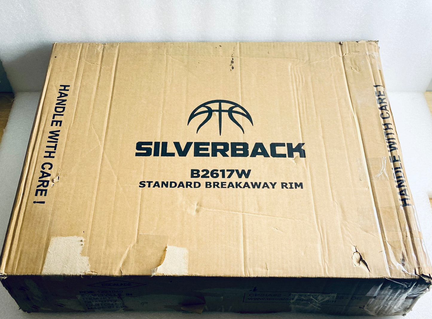New Other Silverback Standard Breakaway Rim With Nylon Net, Orange