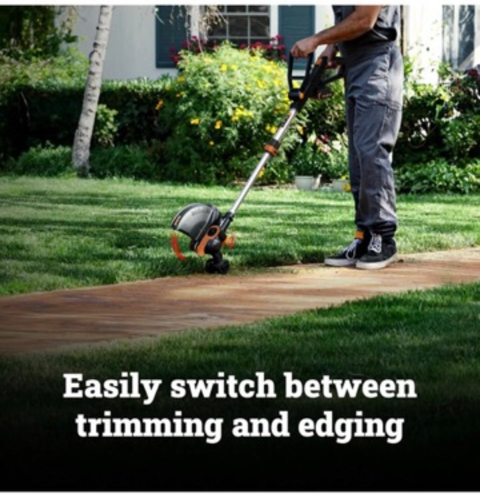 New Worx 20V 12" 2-in-1 Cordless String Trimmer & Electric Lawn Edger, WG163.9
