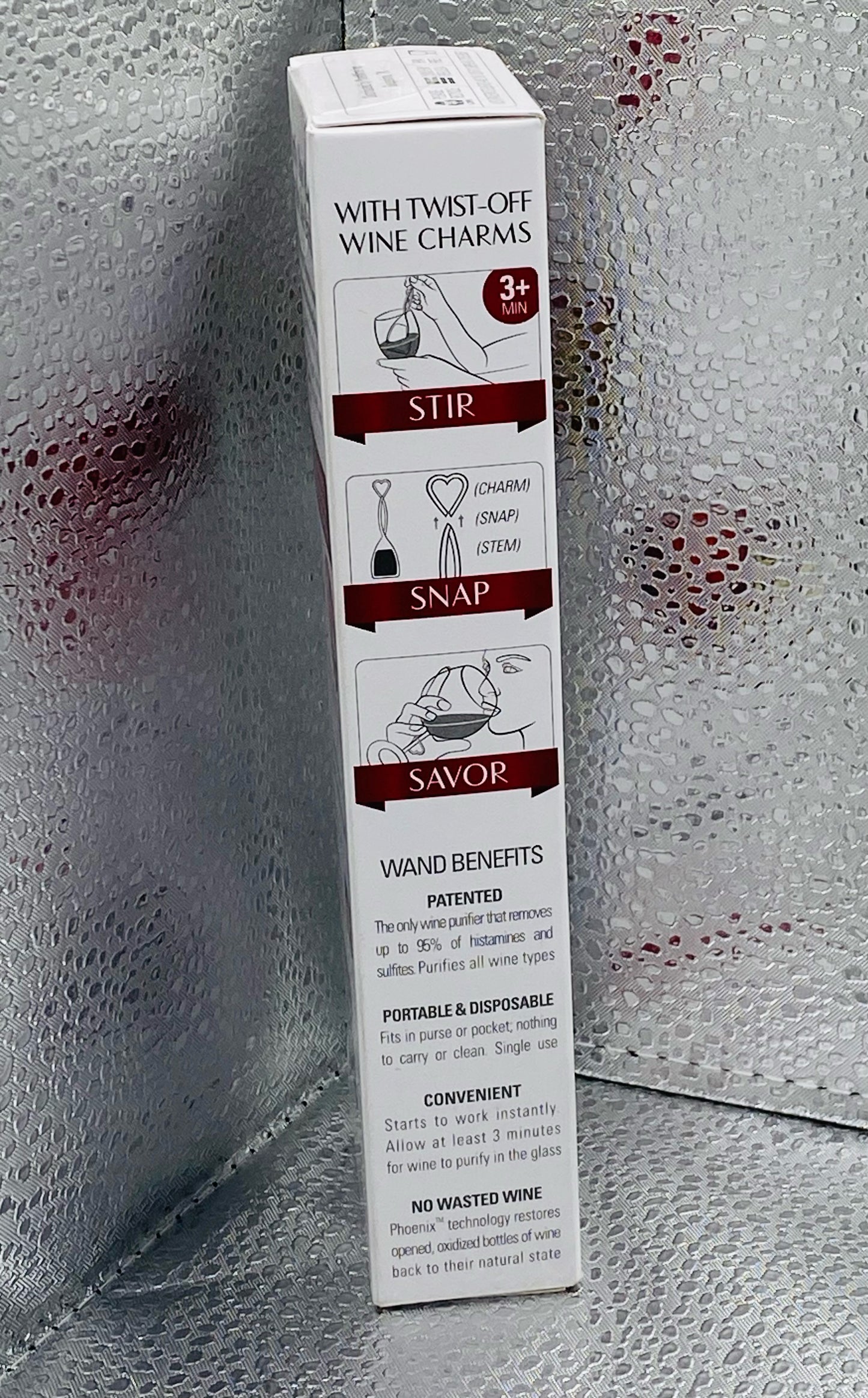 Set Of 4 - New PureWine The Wand Wine Filters, Removes Histamines & Sulfites