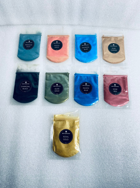 New Other - MEYSPRING Two Tone Collection Mica Powder Set, Epoxy Resin Color