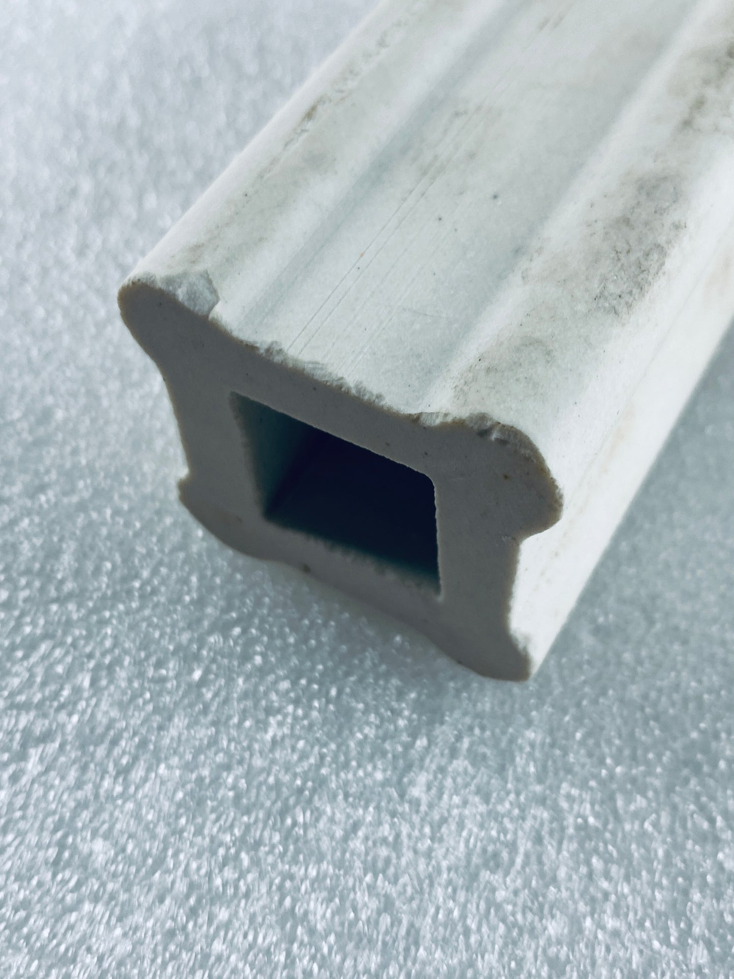 Lot Of 4 - Kiln Approx. 4" Tall x 1 1/2" Wide Squared End Posts
