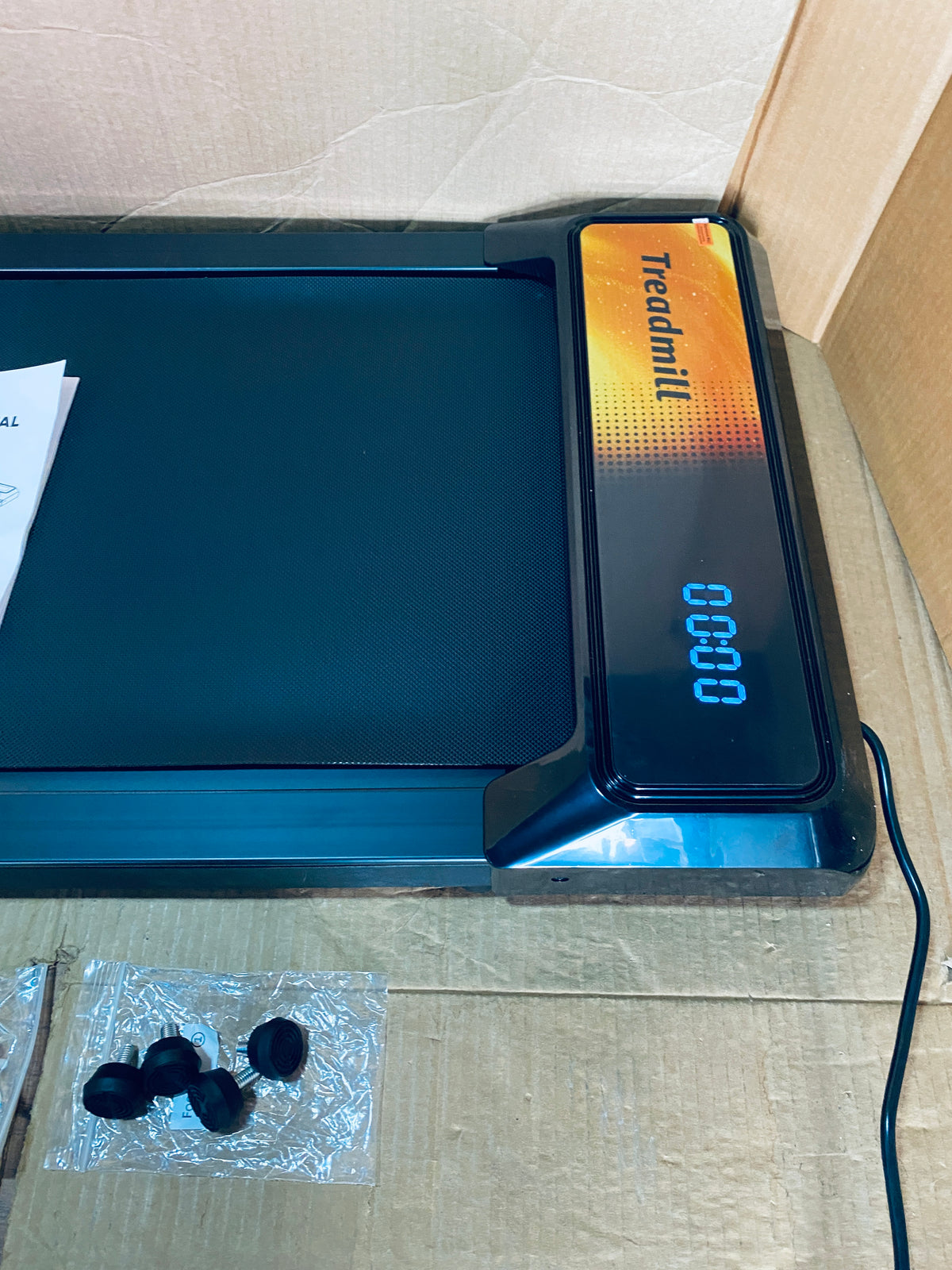 New Open Box GKYET Walking Treadmill Pad W/ 8% Incline, 2.5HP & 265lb. Capacity