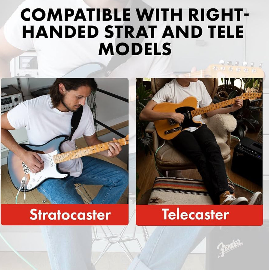 New Fender Classic Series Wood Case, Stratocaster/Telecaster, Black