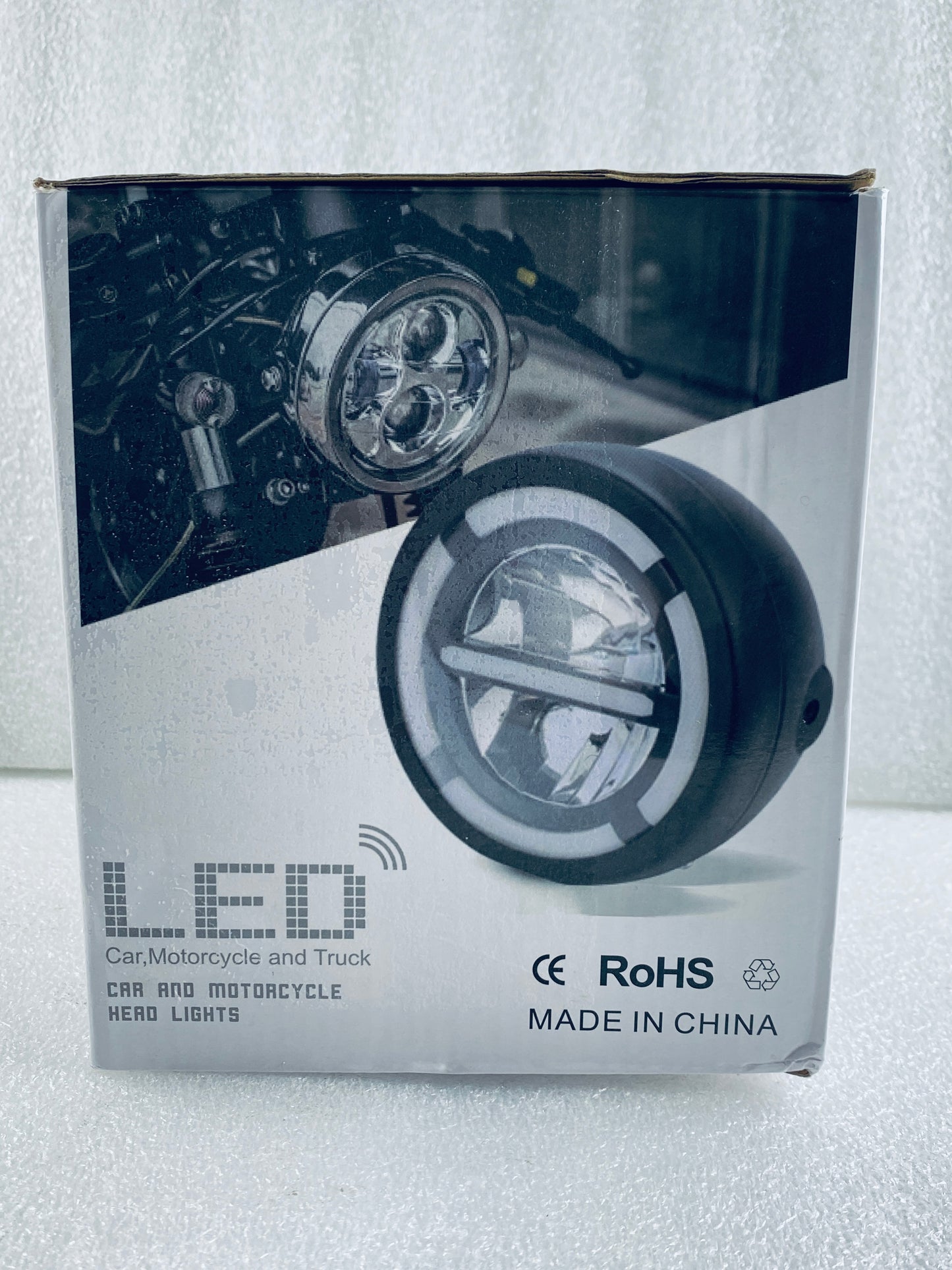 New Other APEBAZY 5.75” 6000 Lumens Universal Motorcycle LED Round Headlight