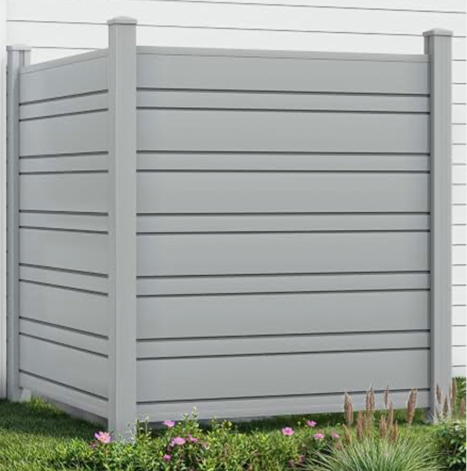 New Other YITAHOME 2 Panel 44" W X 44" H Privacy Fence, Grey