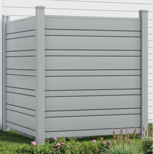 New Other YITAHOME 2 Panel 44" W X 44" H Privacy Fence, Grey