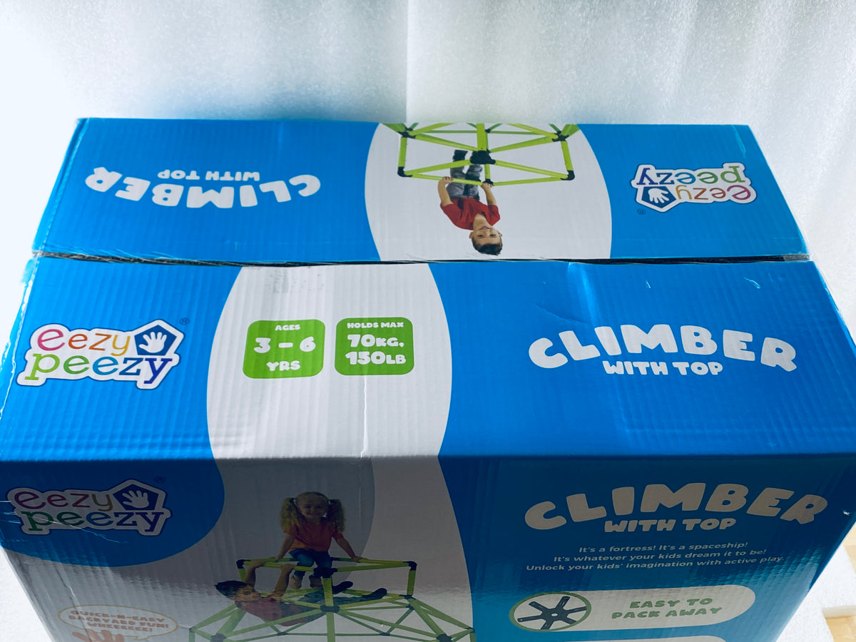 New Eesy Peezy Climber W/ Top In/Outdoor Climbing Dome Kids 3-6 Yrs & 150lb. Max