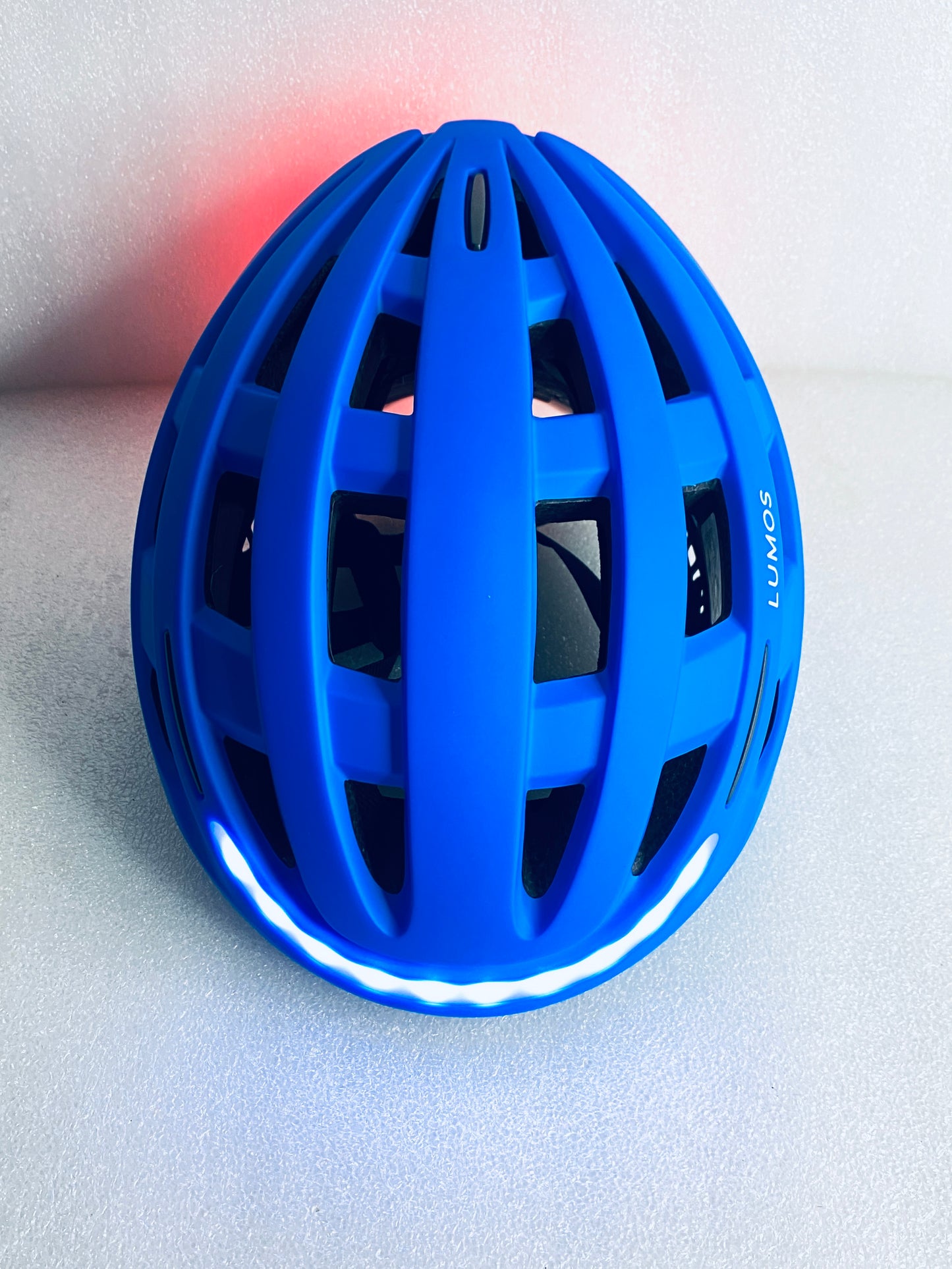 New Other Lumos Kickstart II M/L Blue Smart Bike Helmet With Remote & Bluetooth