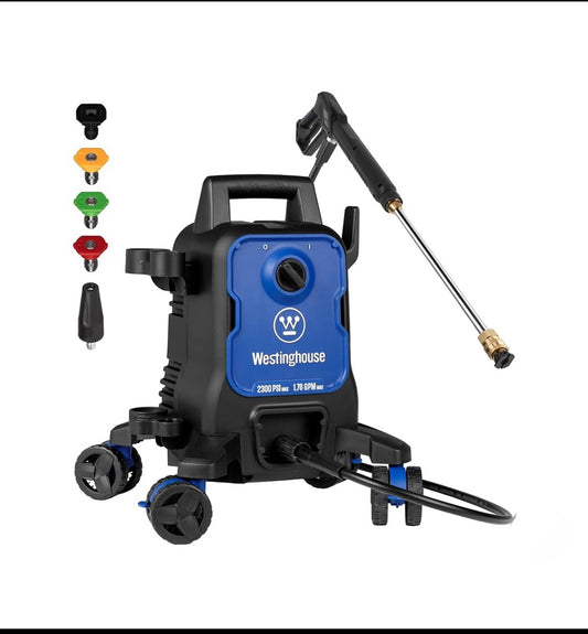 Westinghouse Electric Pressure Washer With 2300 PSI/1.76 GPM Max & 5-Nozzle Set