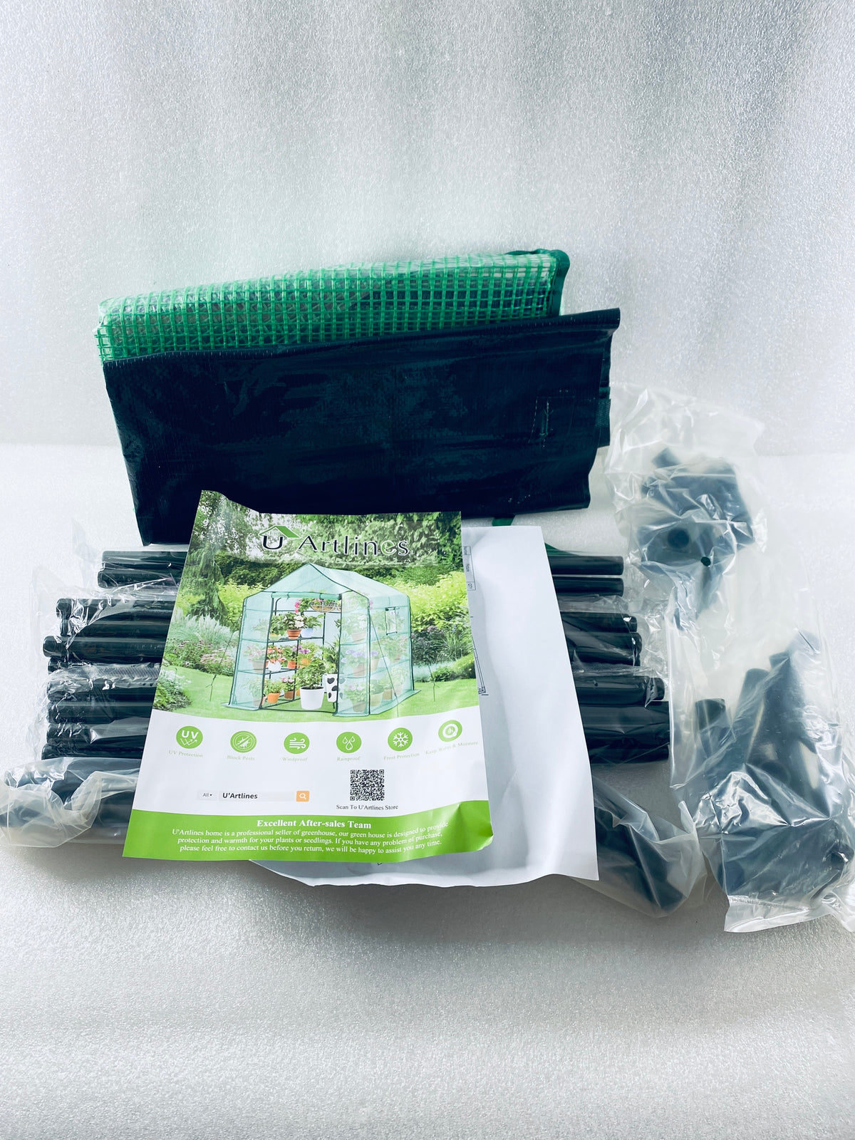 New Open Box U'Artlines Portable Mini Greenhouse Green House 36" x 18" x 33"