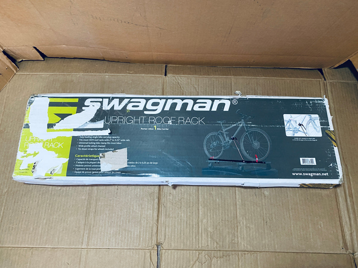 New Other Swagman Upright Rooftop Mount Bike Rack, Black
