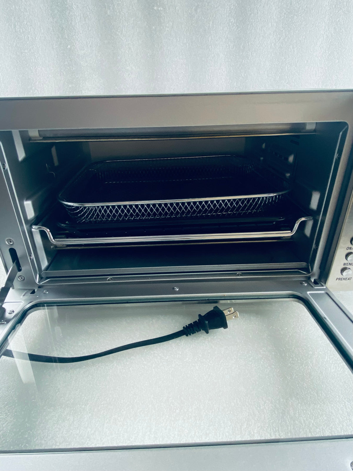 Nuwave Bravo Pro Smart Air Fryer/Toaster Oven Countertop Combo, Stainless Steel