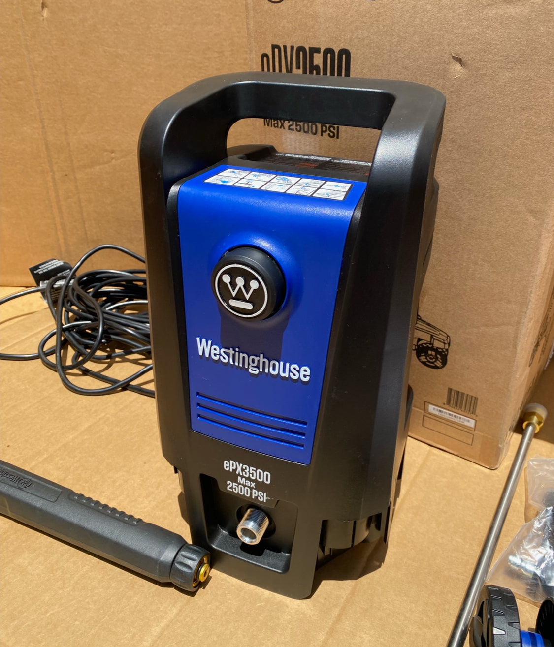Westinghouse Electric Pressure Washer, 2500 Max PSI 1.76 Max GPM With Wheels