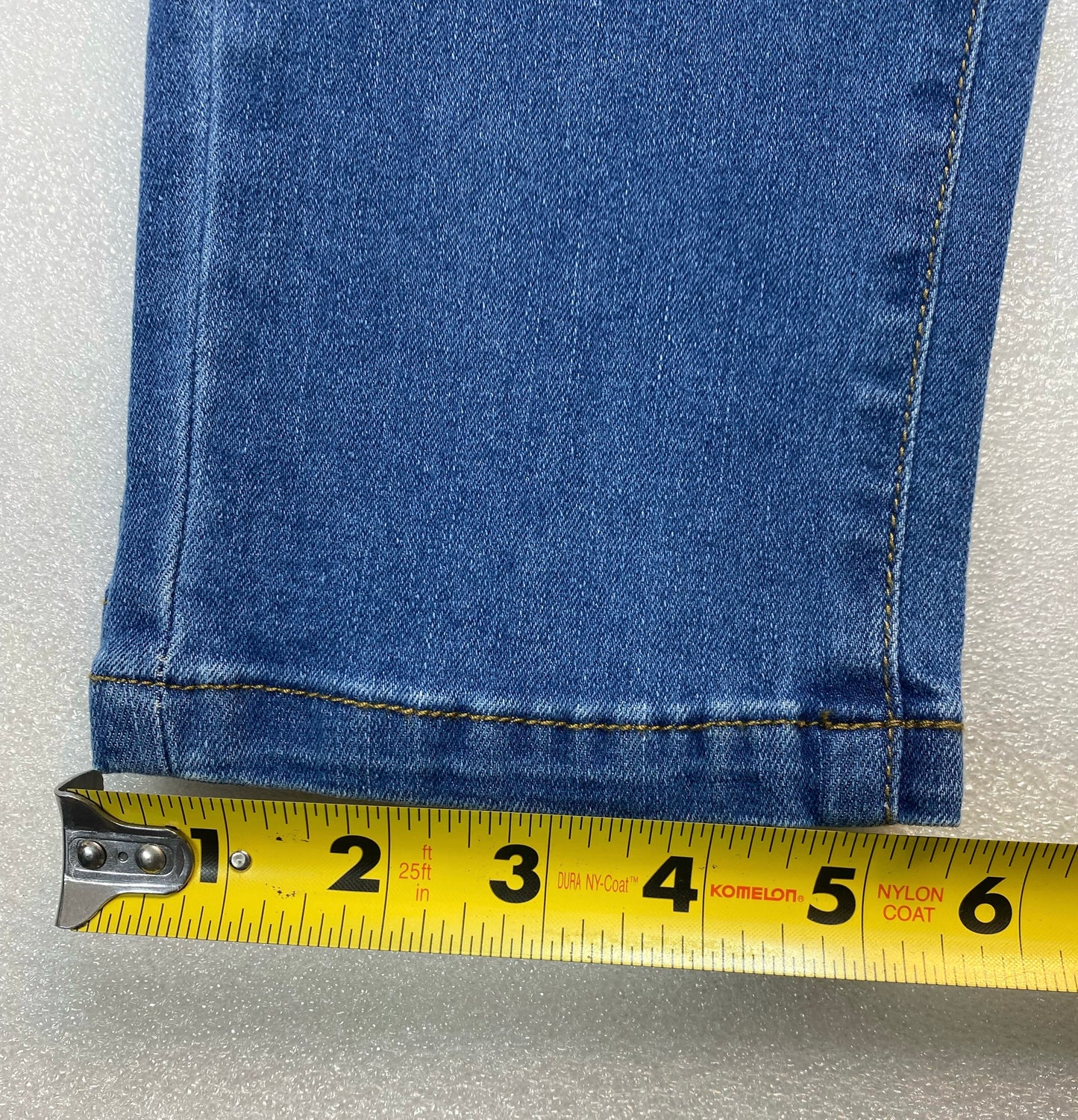 New Kidscool Space Size 5-6 Child Denim Slim Pants Jeans Overalls, Light Blue