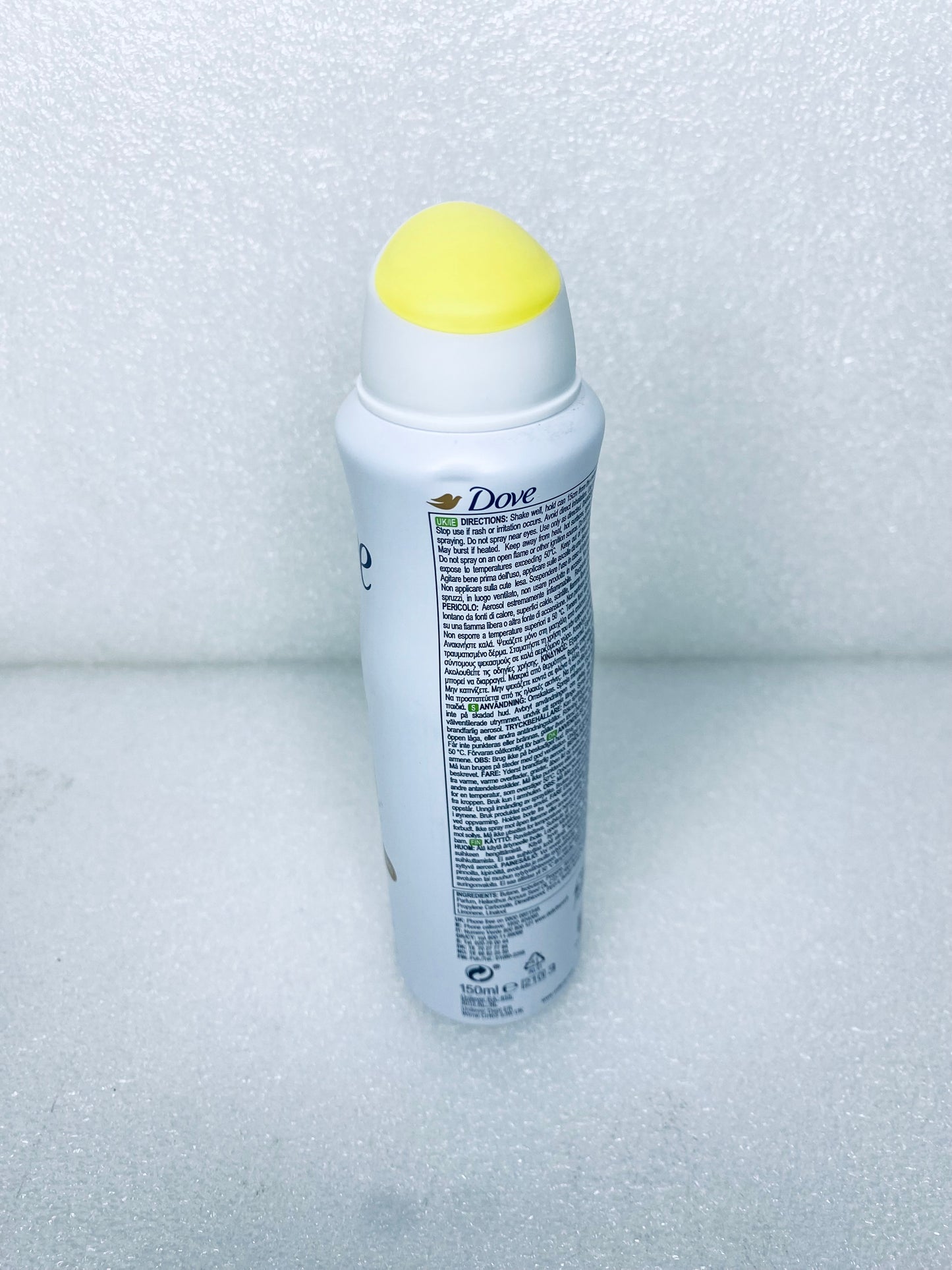 Lot Of 6 - New Dove Go Fresh Anti-Perspirant Spray, Grapefruit & Lemongrass Scent