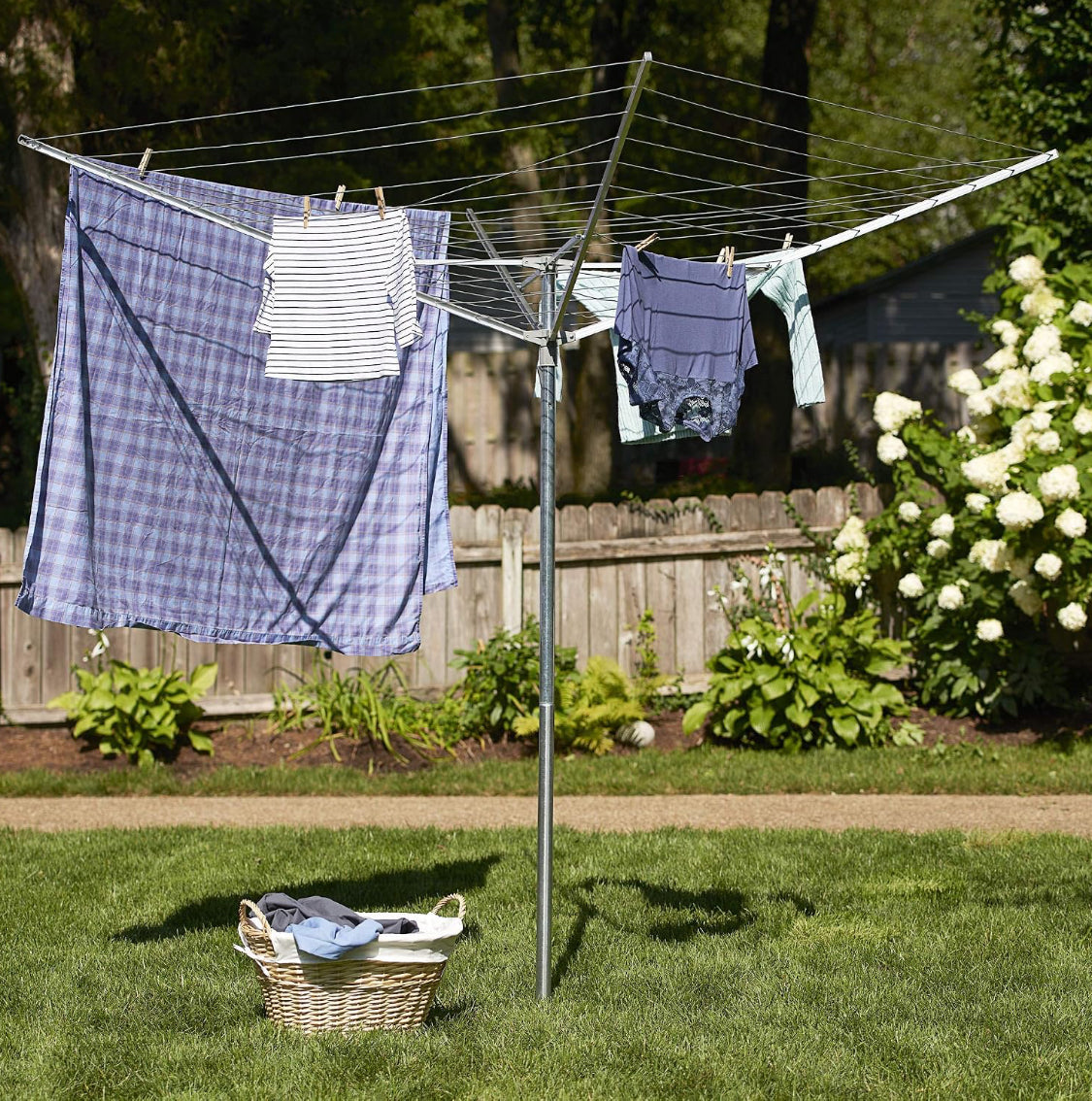New Other Household Essentials Collapsible Umbrella Clothesline Outdoor Dryer