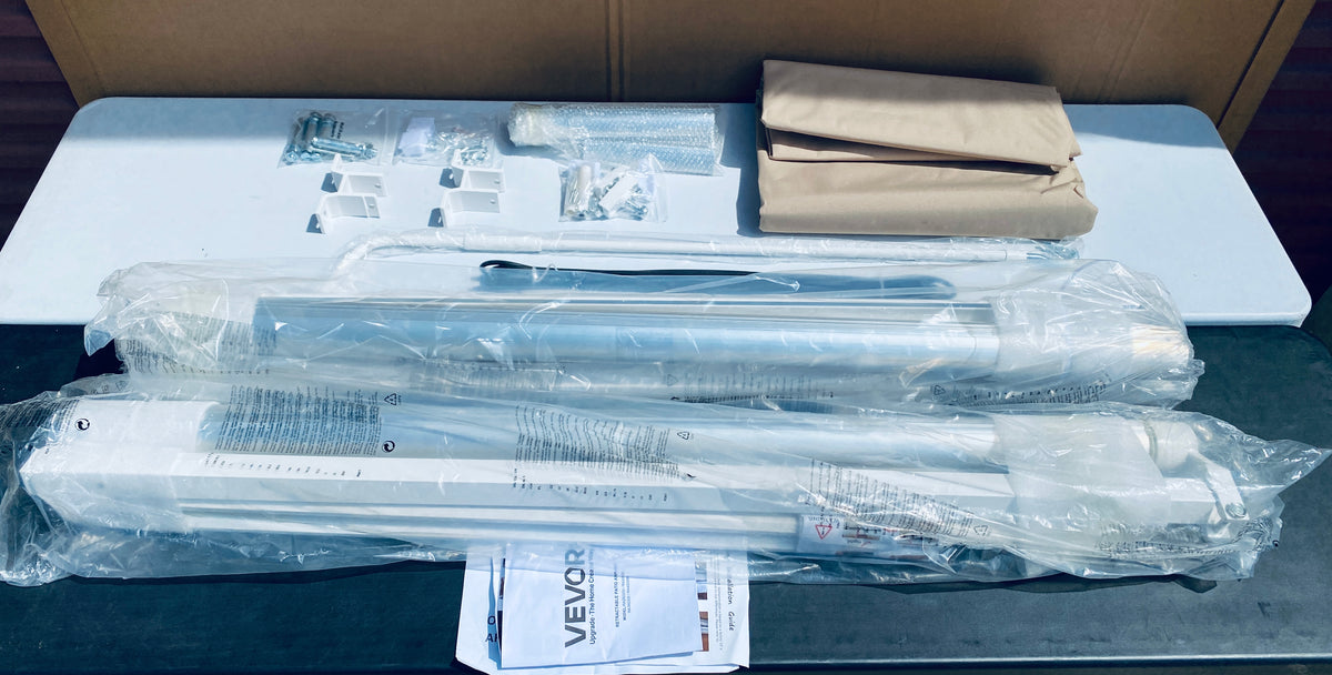 New Other VEVOR Manual Retractable 8 x 7 ft Awning/Sun Shade With Crank Handle