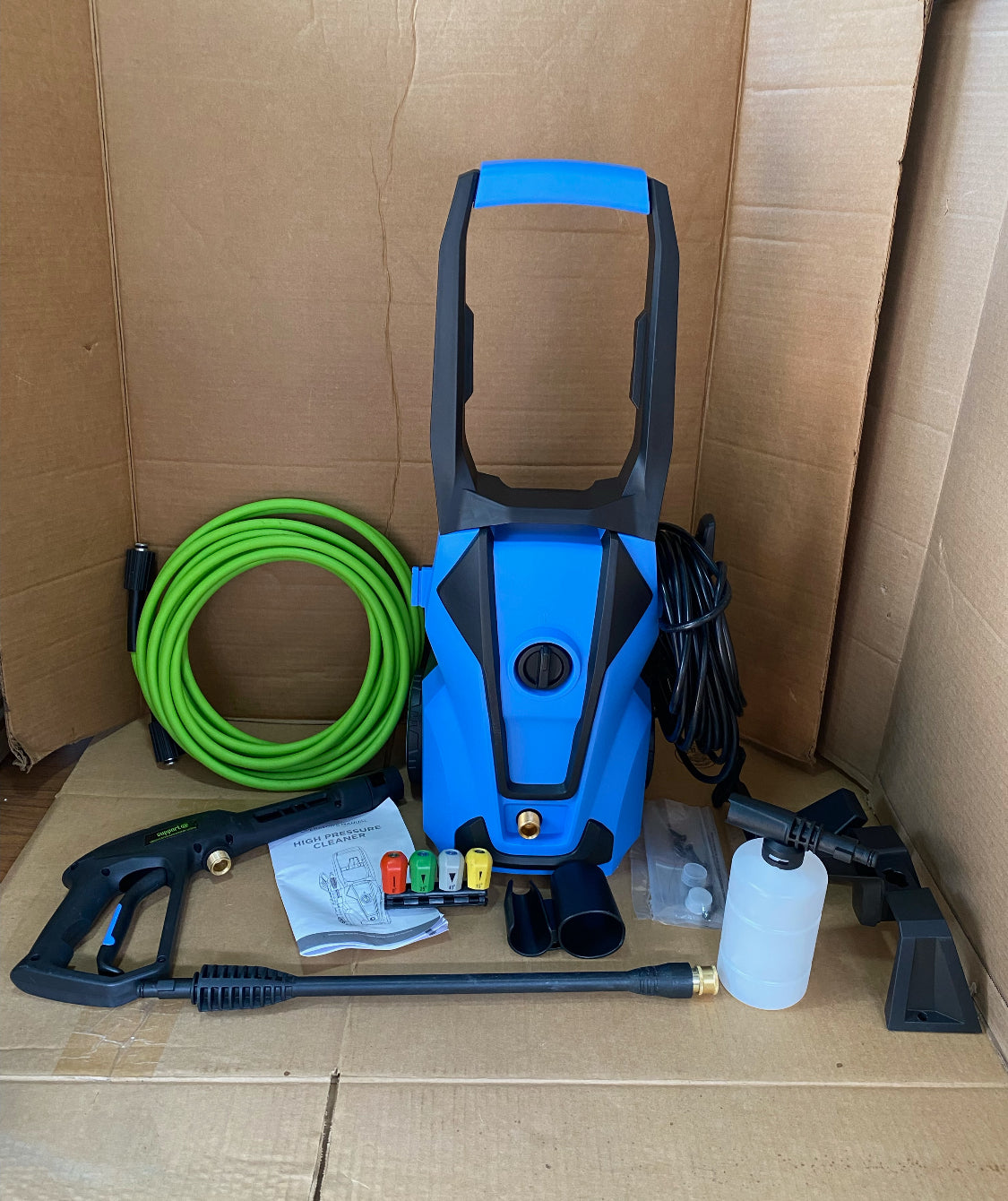 Imdot Electric Pressure Washer 5000PSI Max 4.0GPM With 4 Nozzles & Foam Cannon