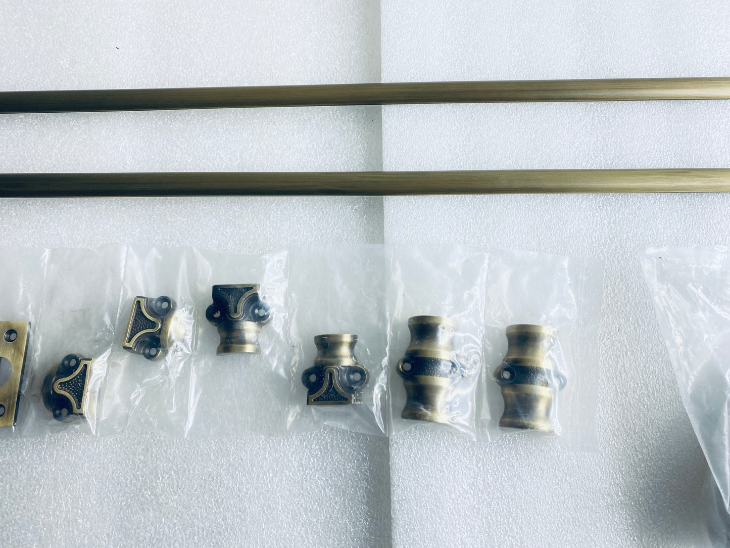 New Other Signature Hardware Corabel Brass Window Cremone Bolt, Antique Brass
