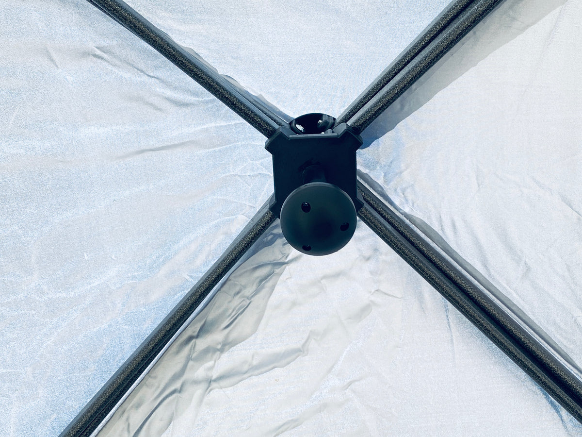 New Other Garvee 10'x10' Pop-Up Canopy Tent With Sidewall, Stakes & Ropes White