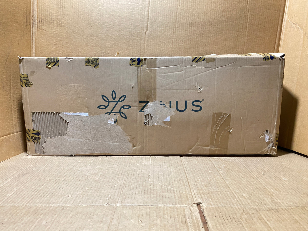 New Open Box Zinus 14 Inch Black Rumi Quick Assembly Metal Bed Frame, King