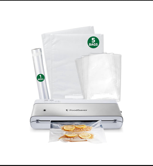 New Other FoodSaver Compact Vacuum Sealer Machine With Airtight Bags & Roll