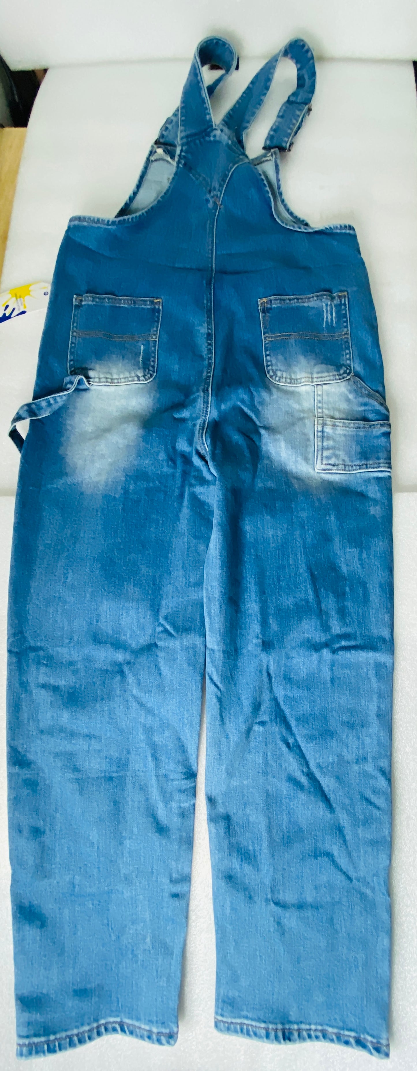 New Kidscool Space Blue Size 16 Youth Overall Denim