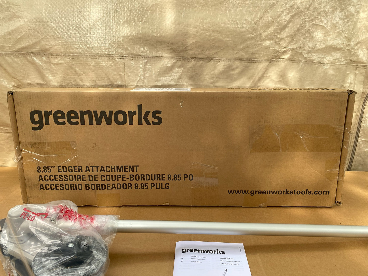 New Greenworks 8” Edger Attachment For Greenworks Capable String Trimmers