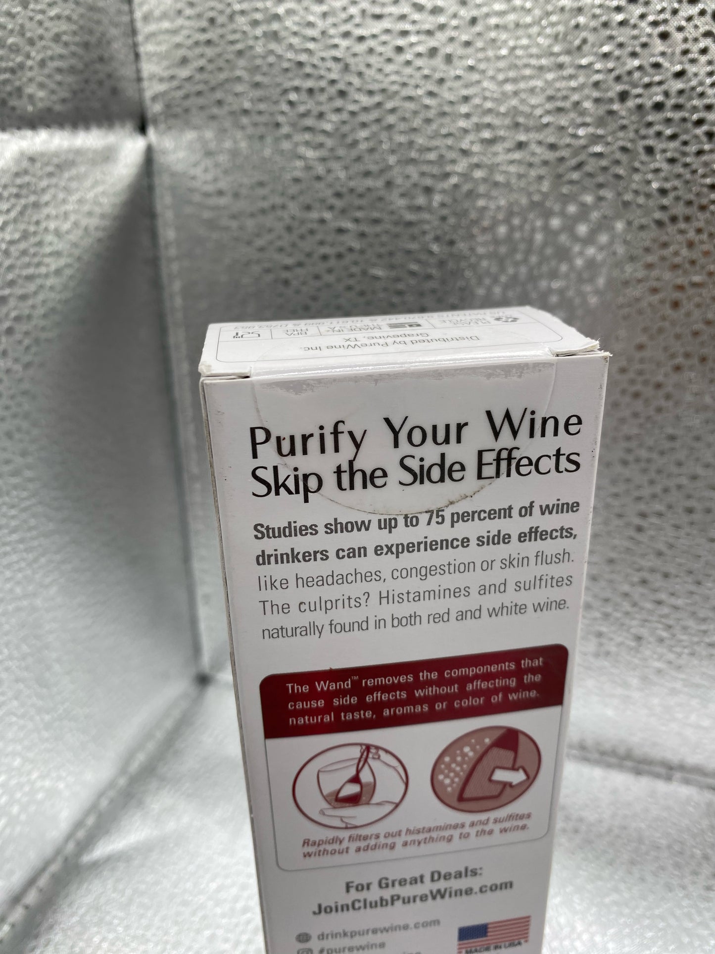 Set Of 4-New PureWine The Wand Wine Filters, Removes Histamines & Sulfites