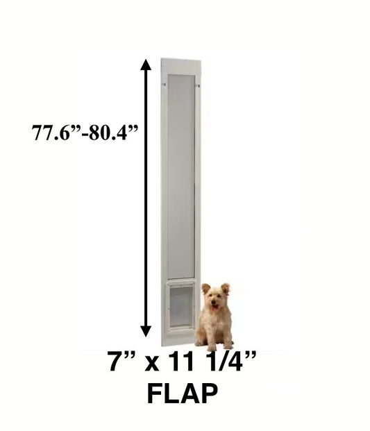 New Other ideal Pet FastFit 77.6”-80.4” Patio Pet Door With 7” x 11 1/4” Flap