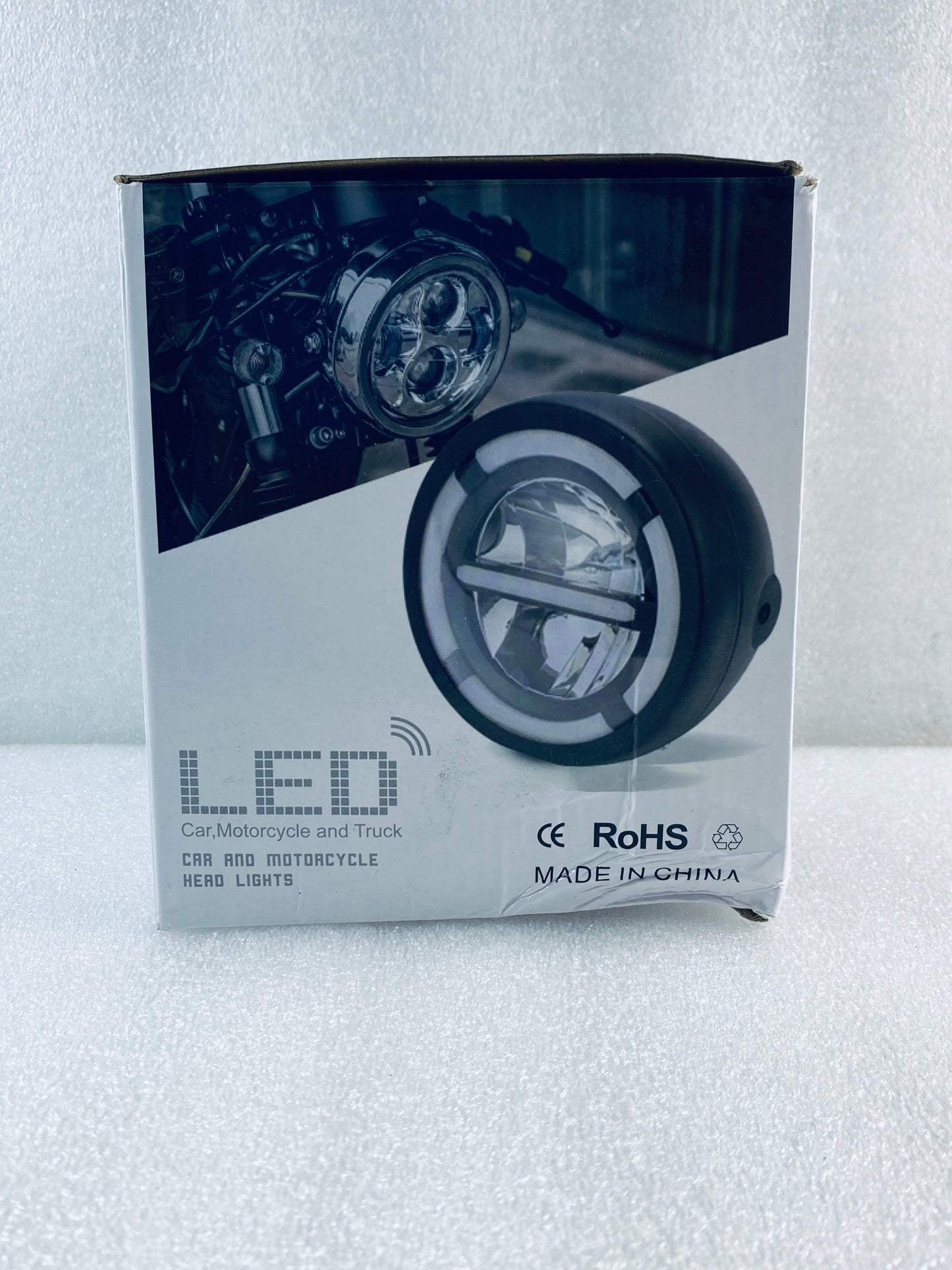 New Other APEBAZY 5.75” Universal 6000 Lumen Motorcycle LED Round Headlight