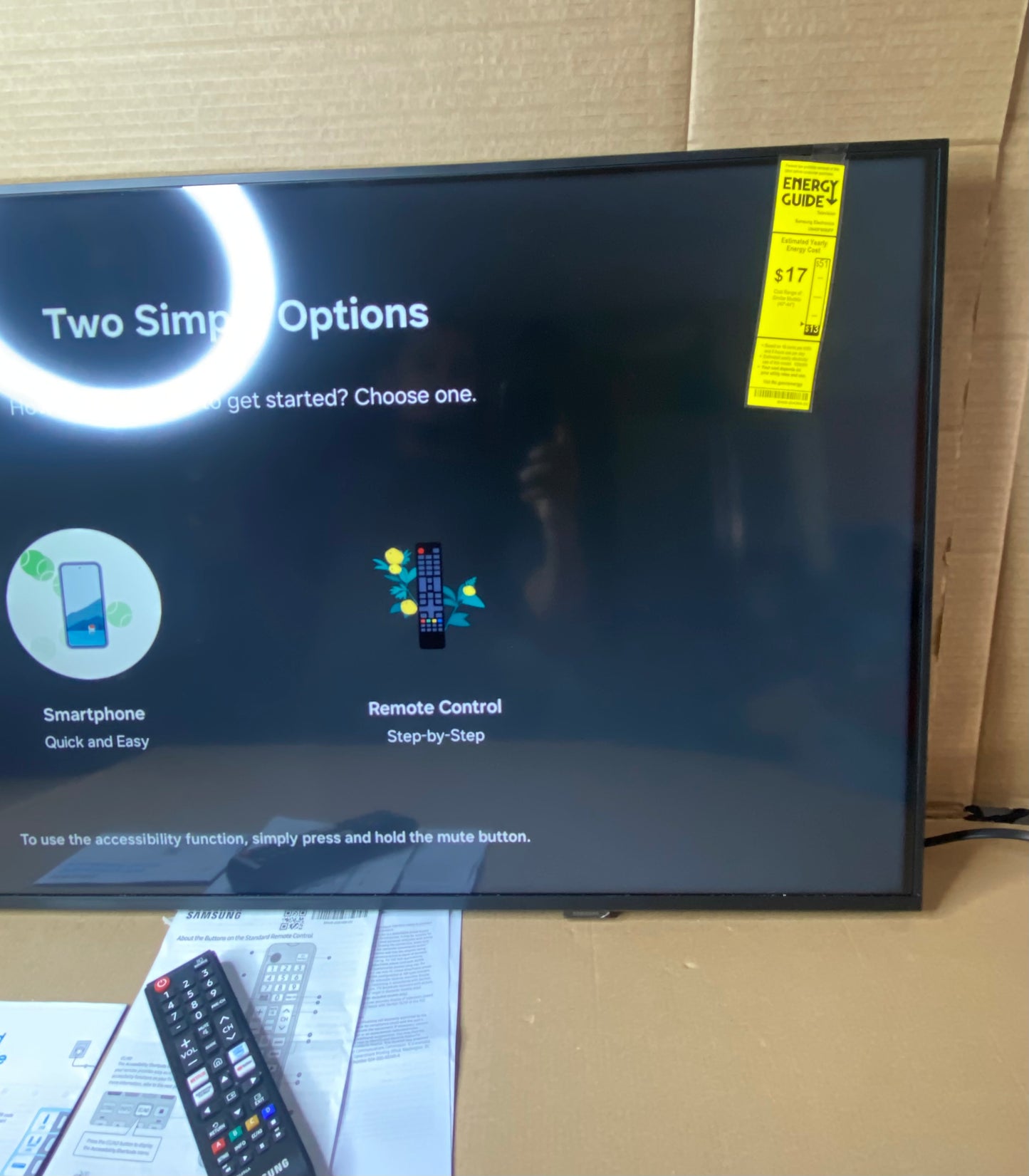 New Other Samsung 40" Class 1080P Full HD LED Tizen Smart TV With Remote - READ