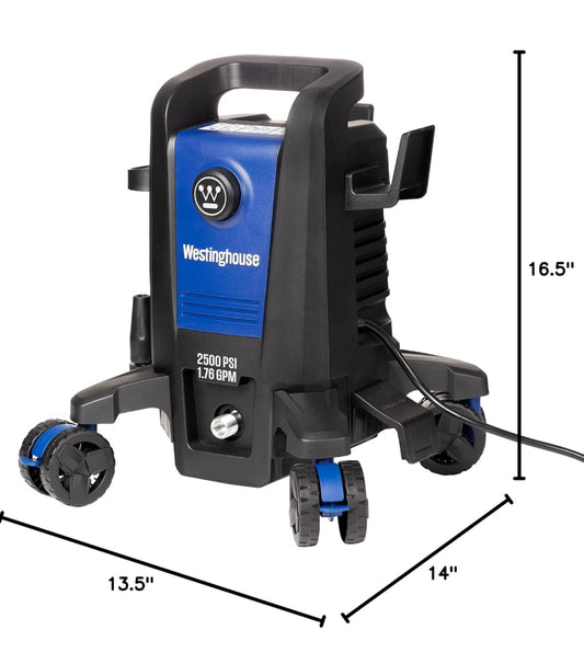 Westinghouse 2500PSI Max & 1.76GPM Max Electric Pressure Washer With Wheels