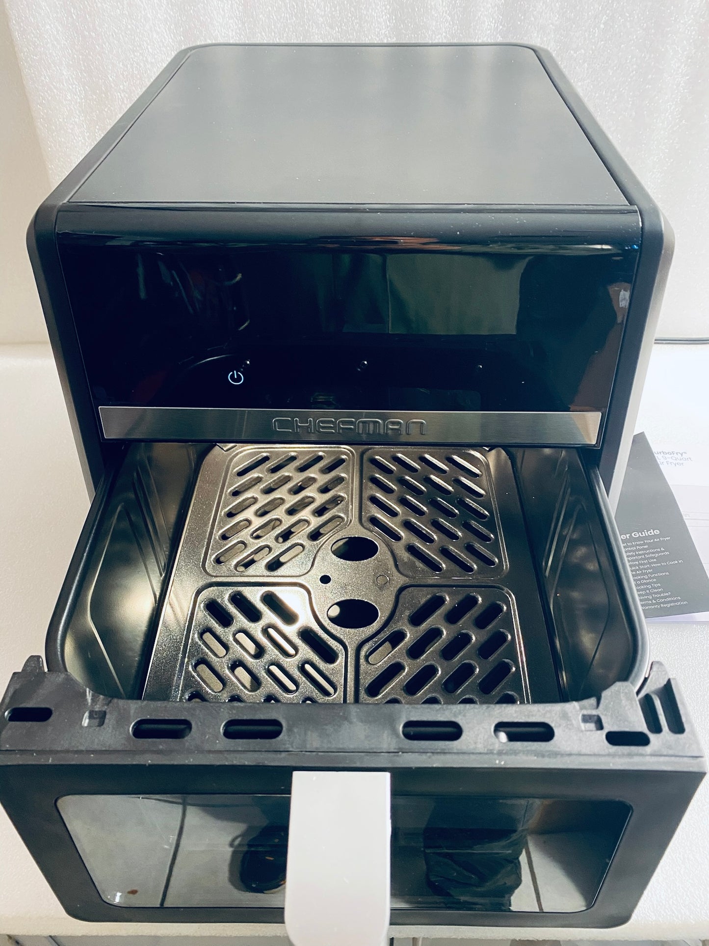 Chefman TurboFry XL 9-Quart Air Fryer, Black - (READ)