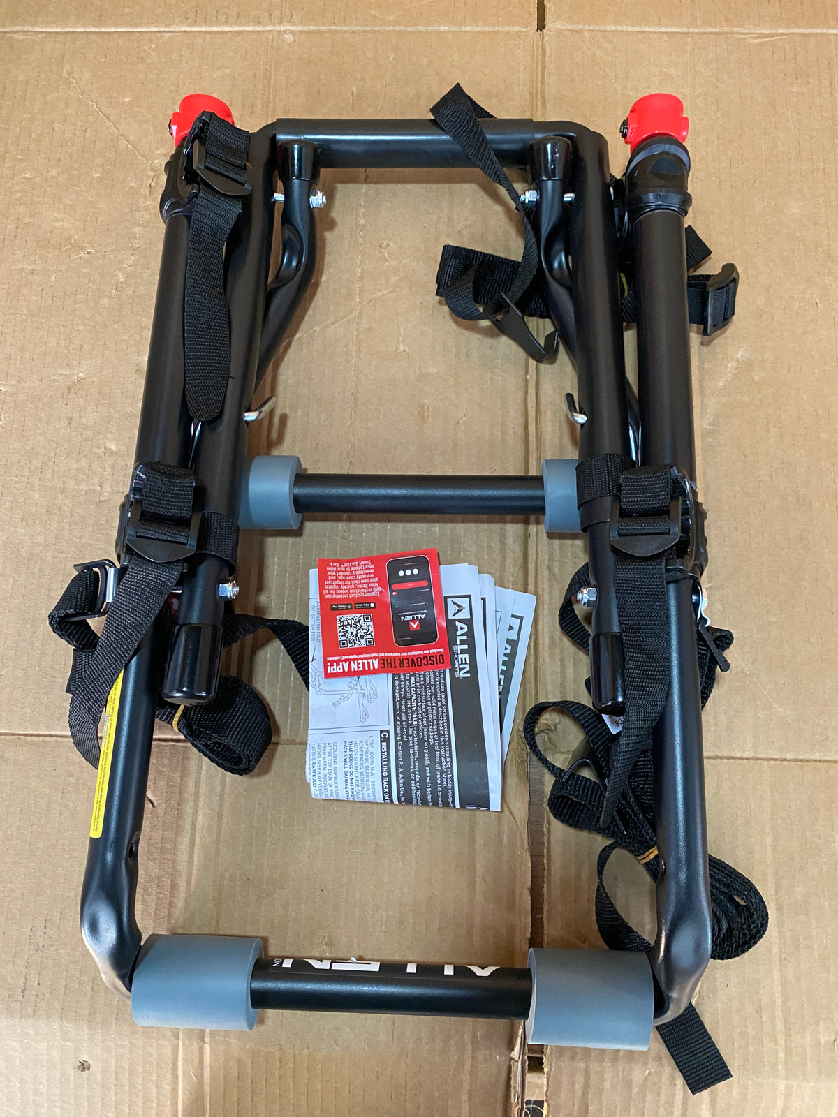 Allen Sports 2 Bike Black Rack Deluxe Trunk Mount Bike Carrier