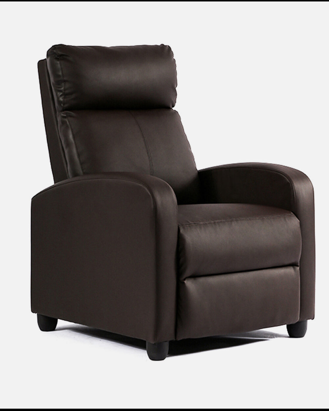 PayLessHere Reclining Sofa Home Theater Chair With Lumbar Support & Backrest