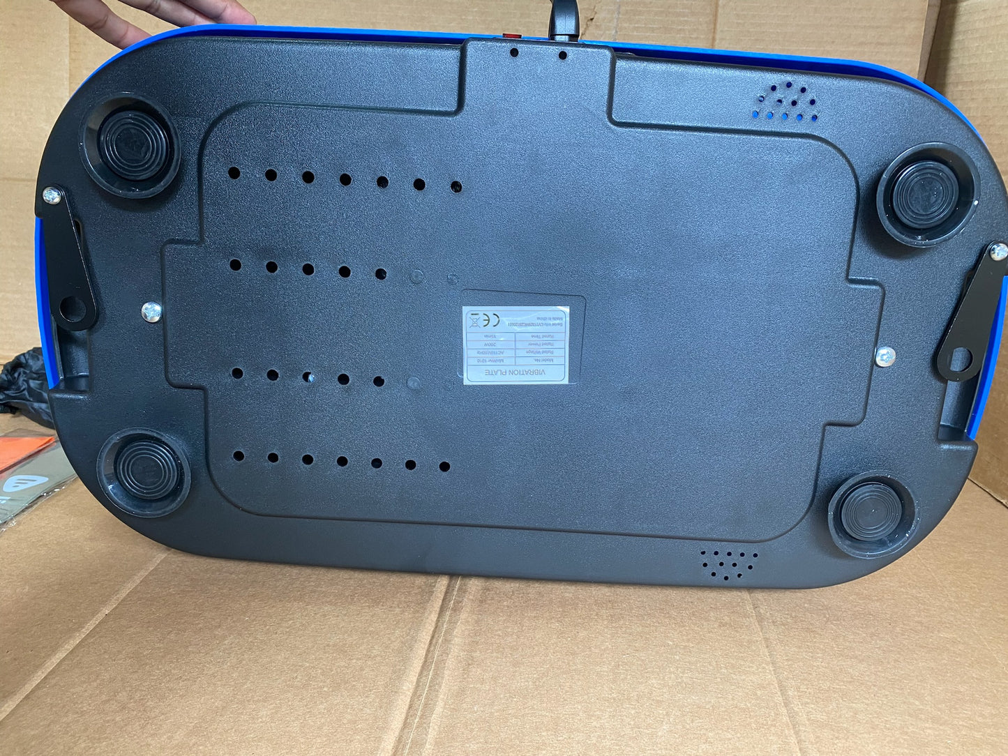 New Open Box Lifepro Waver Mini Vibration Plate Exercise Machine, Blue