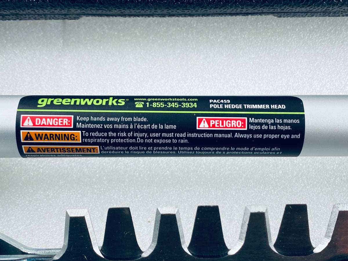 New Other Greenworks 16” Hedge Trimmer Attachment For Compatible String Trimmers