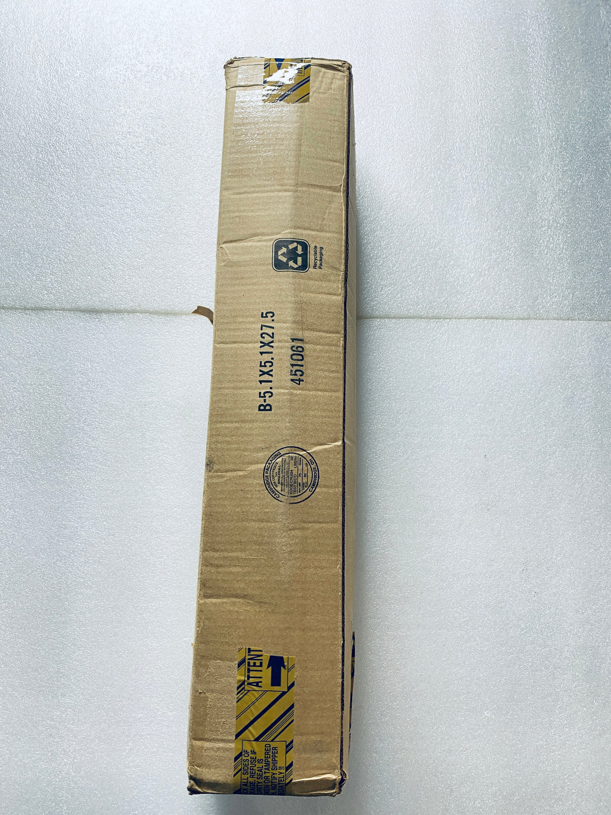 New Open Box Climatex 27" X 10’ Indoor/Outdoor Rubber Runner Mat, Black