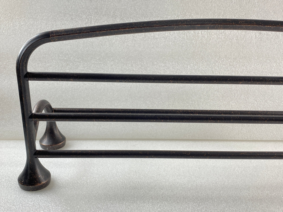 New Open Box Moen Eva Bathroom Hotel Towel Shelf, Oil-Rubbed Bronze