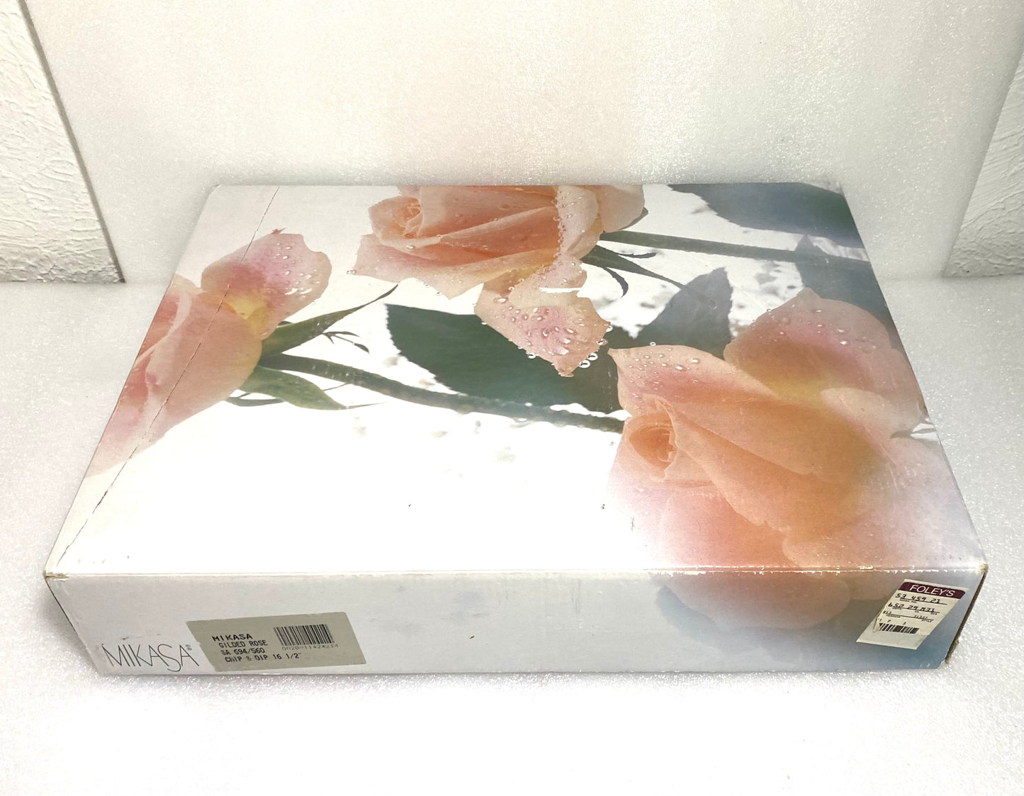 new Other - Mikasa Gilded Rose 16 1/2'' Chip & Dip Platter Serving Tray