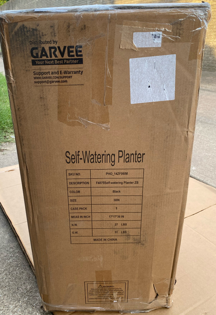 Set Of 2 – New Other Garvee 30" Planters With Level Monitor & Automatic Watering