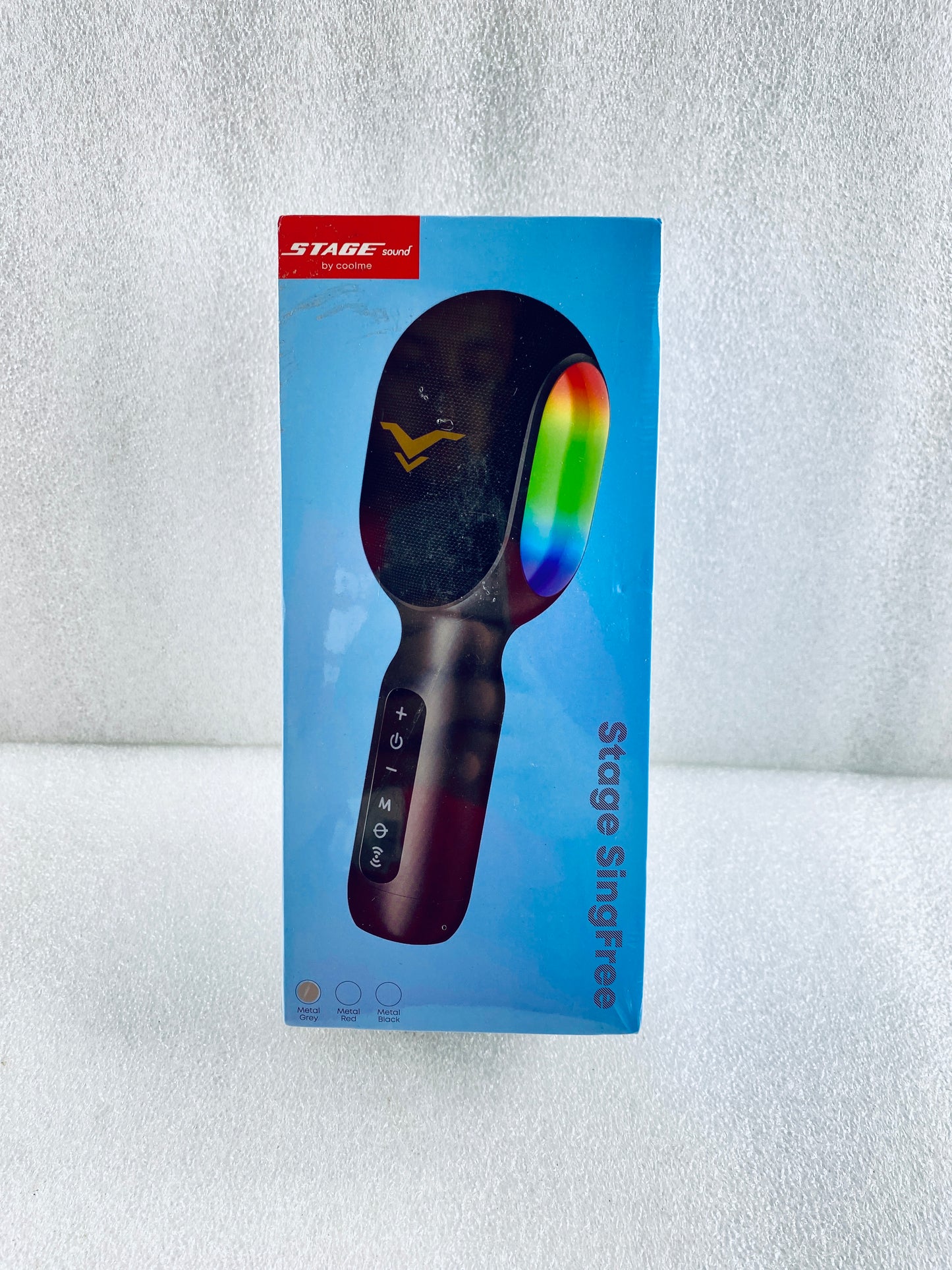 New StageSound Portable Bluetooth Karaoke Mic Speaker With Dynamic RGB Lights