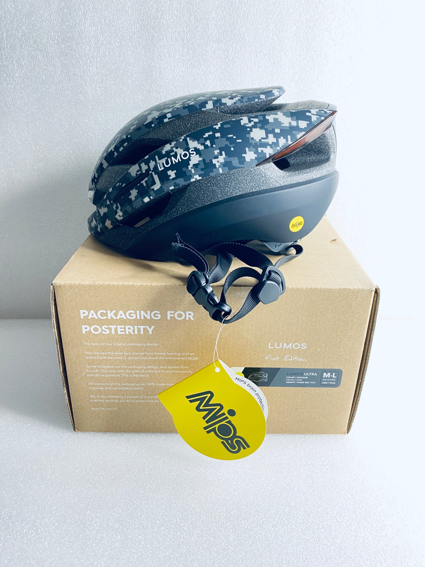 New Other Lumos Ultra Size M/L Bluetooth Digital Camo Smart Helmet With Remote