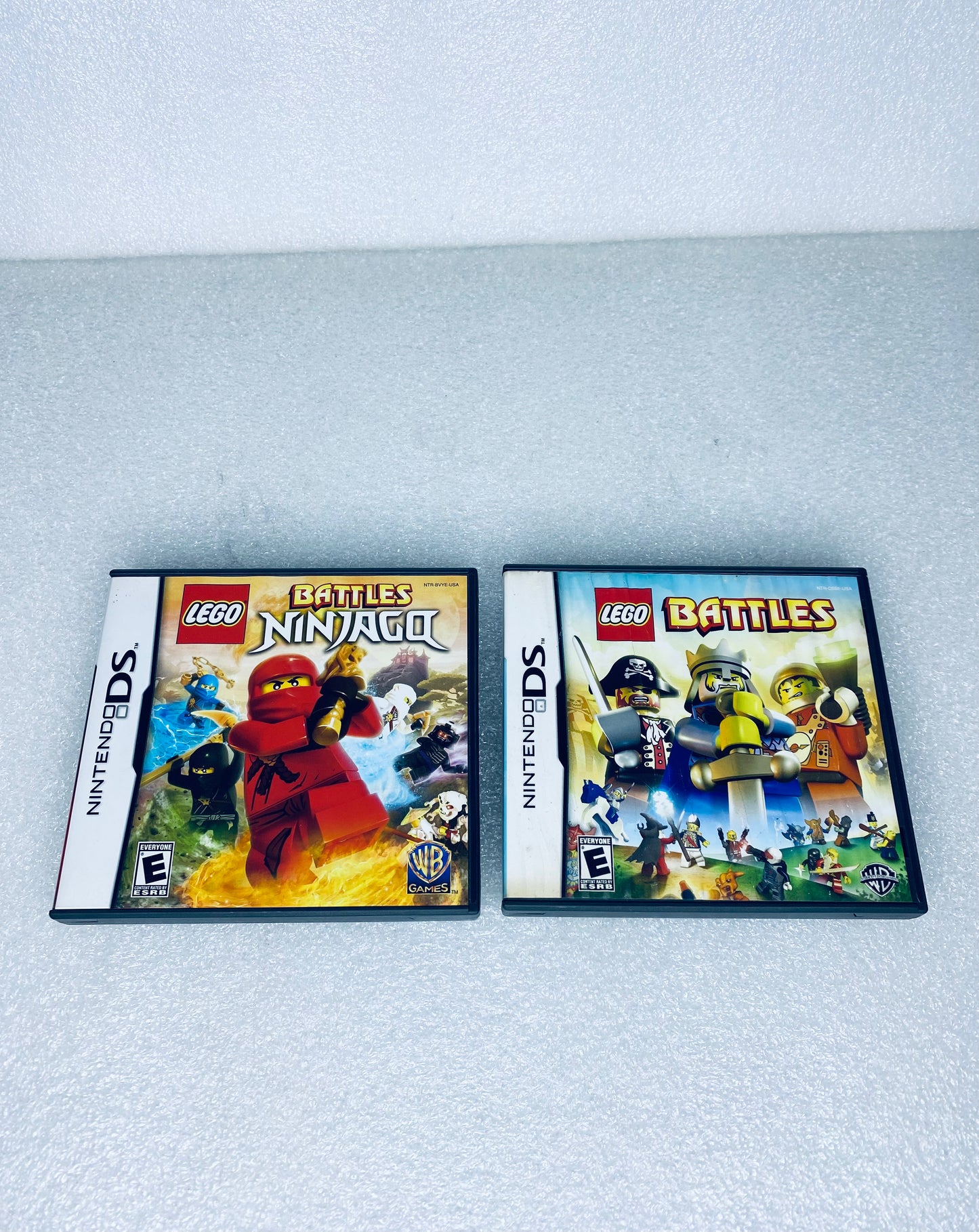Lot of 2 - Nintendo DS Video Games Lego Battles Ninjago & Lego Battles - (READ)