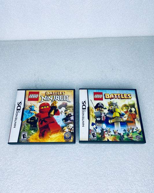 Lot of 2 - Nintendo DS Video Games Lego Battles Ninjago & Lego Battles - (READ)