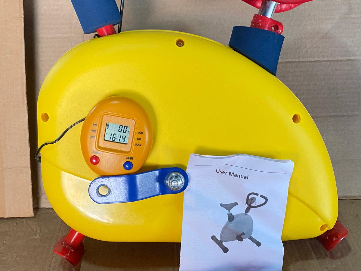 Hey Play Kids Indoor Stationary Cycle Riding Exercise Bike Toy