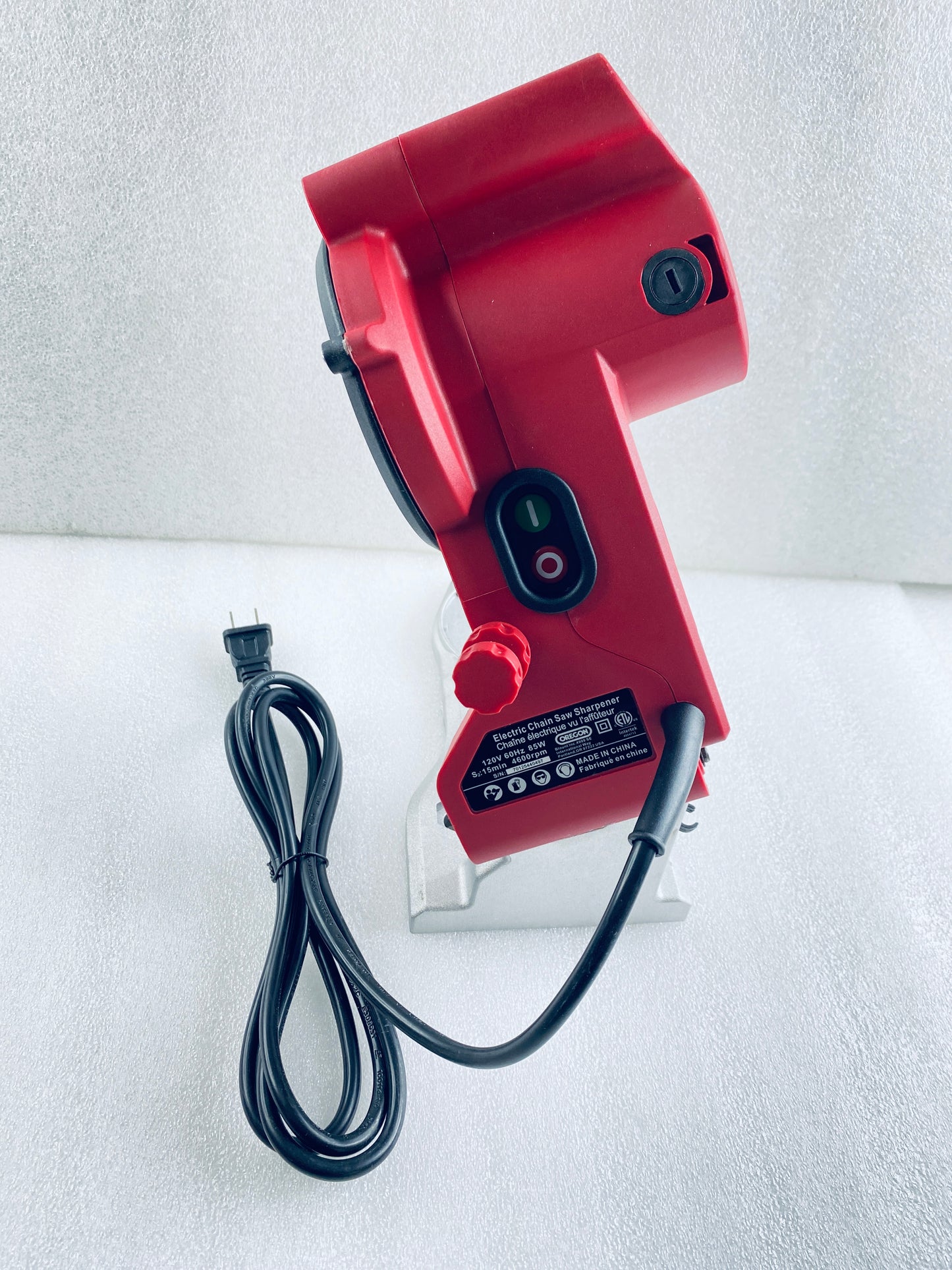 New Open Box Oregon Compact 120V Bench Grinder, Universal Saw Chain Sharpener