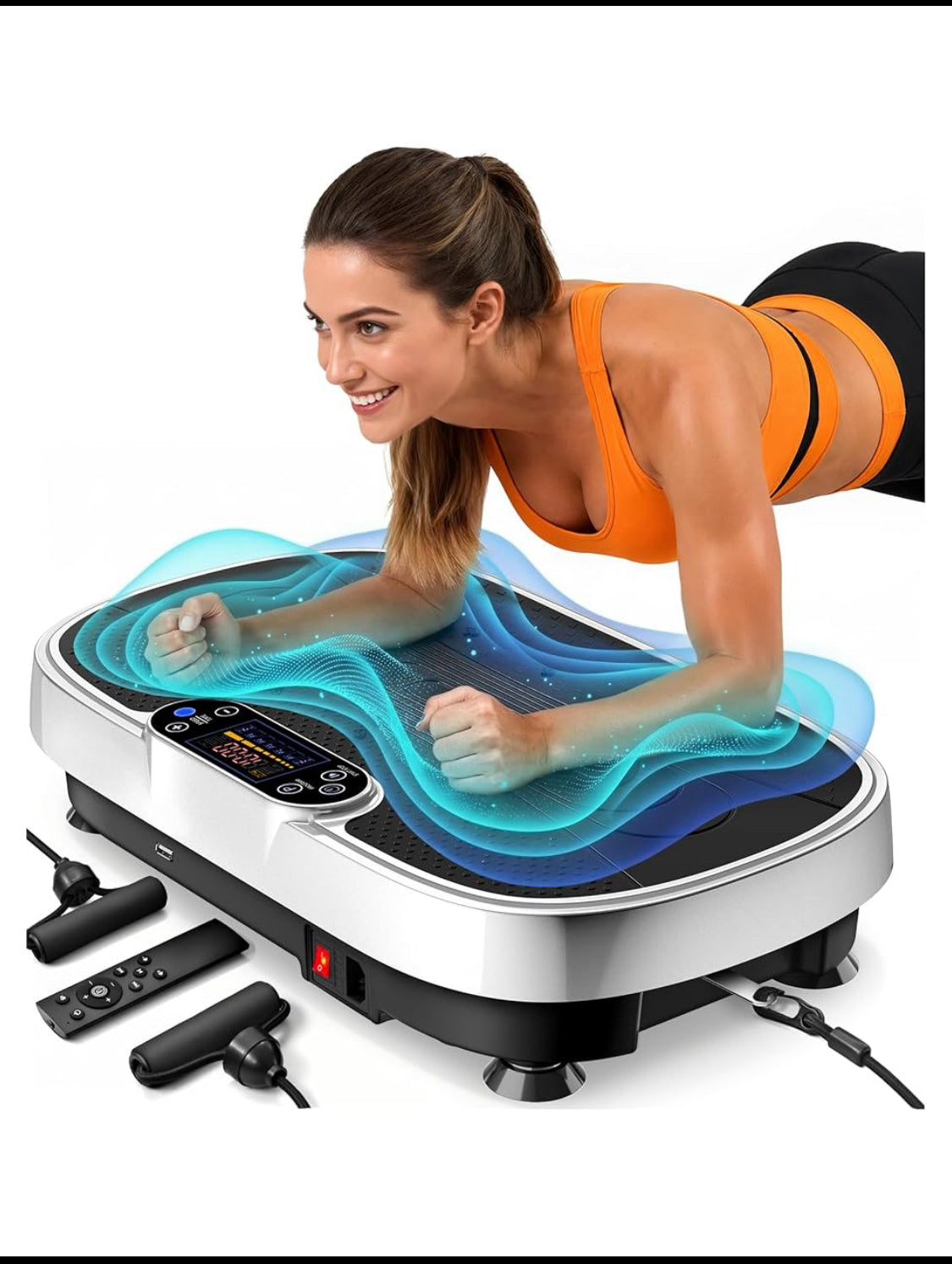 New Other Renoj Whole Body Vibration Platform W/ Bluetooth Speaker & LED Display